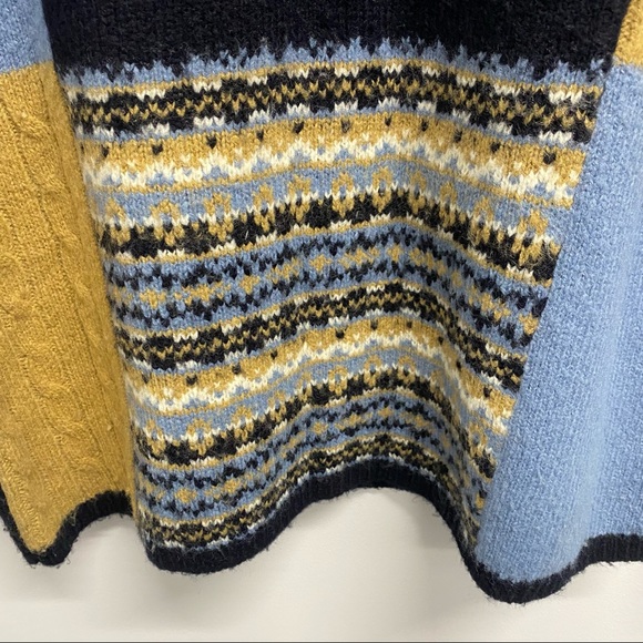 VINTAGE WOOL COLOUR BLOCK SWEATER - Picture 2 of 7